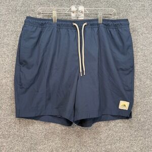 Pendleton Swim Trunks‎ Men Large Navy Blue Mesh Lined Drawstring Board Shorts